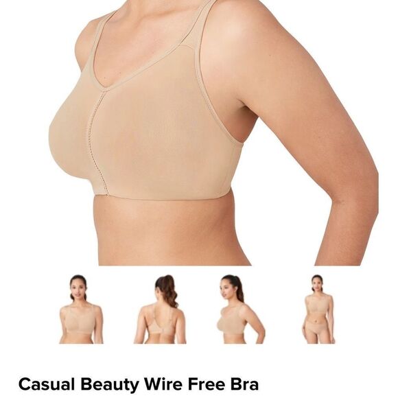 WACOAL casual beauty wire free bra confort full coverage - Picture 4 of 7
